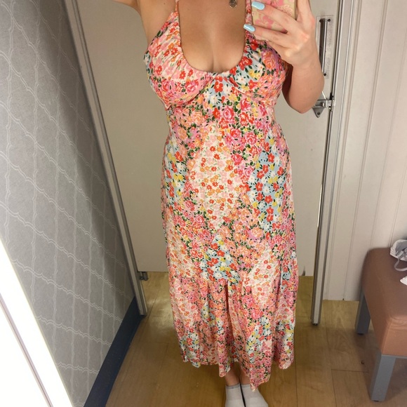 Pink patchwork ANGIE DRESS - Picture 3 of 4